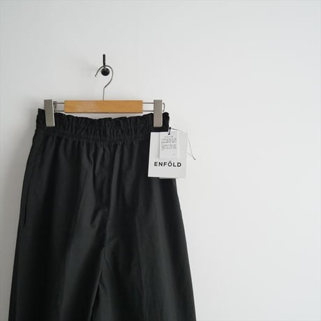 2022SS / ENFOLD / Washed タイプライター センター プレス egg PANTS / 300FS231-1800 / 2311-1256
