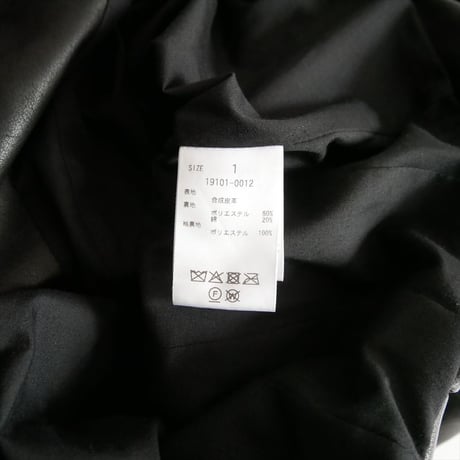 2025AW・人気完売品 CLANE FAKE LEATHER BALLOON JACKET 19101-0012 2604-0638