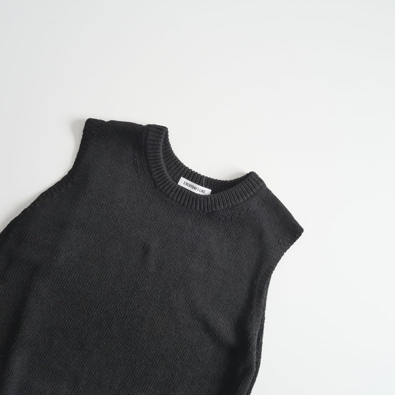 2022SS / DEUXIEME CLASSE / Si/Co Knit ベスト / 220 2022SS / DEUXIEME CLASSE / Si/Co Knit ベスト / 220