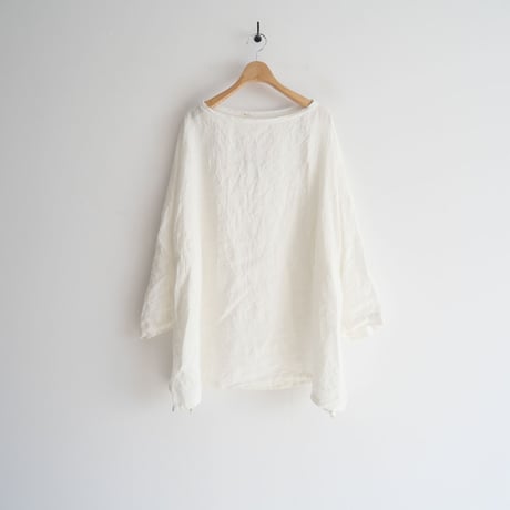 2023SS / 未使用 / journal standard luxe / エアリネンボートネックブラウス / 23050440030020 / 2403-0867