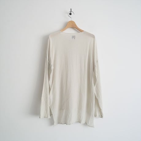 2023SS・人気完売品 / Plage別注 / LES ATELIERS FRANCAIS DE CONFECTION / HENLY NECK L/SL シャツ / 2409-0634