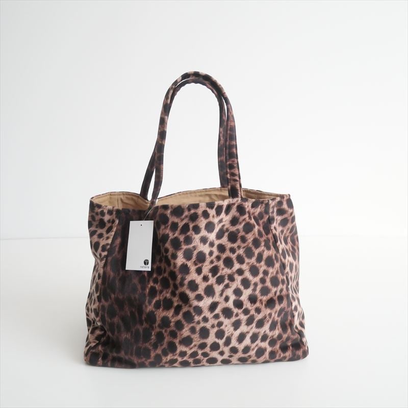 BAZAR ATELIER SABLON】LEOPARD TOTE BAG 継続販売品・人気完売品 / L