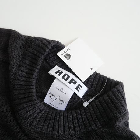 2021 / HOPE / リネンコットンクルーネックニット / 21080587000310 / AP STUDIO購入品 / 2307-0381