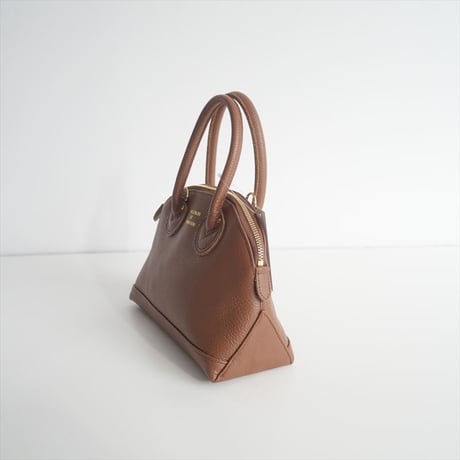 2022AW / IENA購入品 / YOUNG&OLSEN / EMBOSSED LEATHER ZIP BOAT バッグ S / YO2203-GD008 / 2412-1122