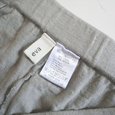 evam eva / linen pants / E241K163 / 2408-0879