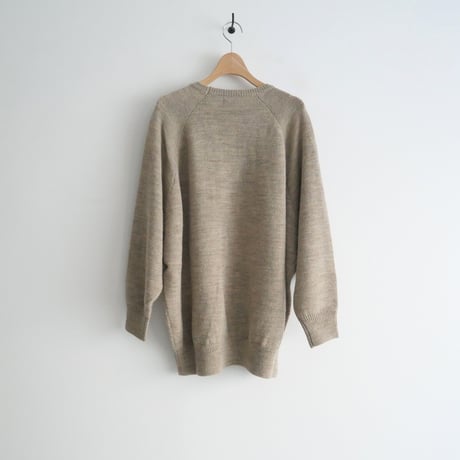 2023AW / SOIL / 5GG 2PLY コッツウォルズ ドルマンスリーブ クルーネックニット / GNSL22701 / 2311-0683