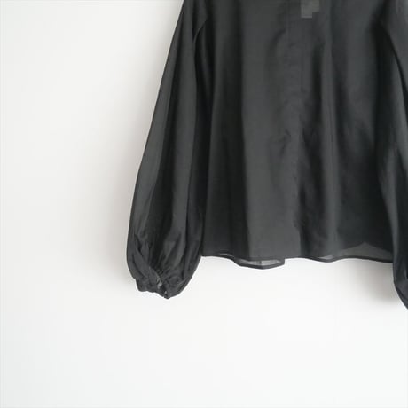 2024SS / 未使用 / DEUXIEME CLASSE / cotton voile ギャザー ブラウス / 24051500401010 / 2412-0781