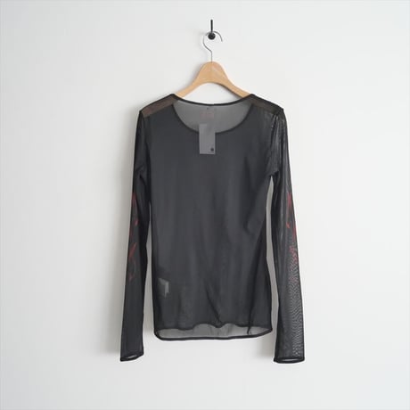 2023AW / LIMI feu / Yohji Yamamoto / FIRE PRINT SLIM FIT TOP / LJ-T11-931 / 2411-1211