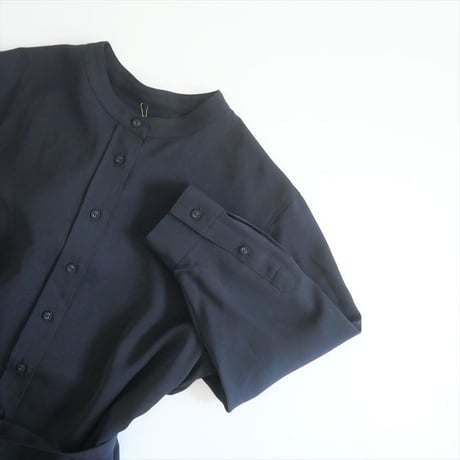 継続販売品 / SOEJU / バンドカラーシャツワンピース / S-01-OP-024 / 2508-0844