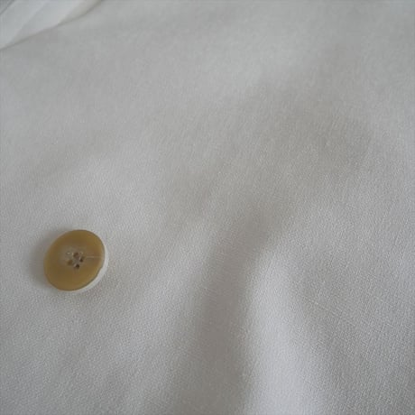 2024SS今季 / Mame Kurogouchi / Linen Touch Triacetate Collarless Double Breasted Jacket / / 2407-0206