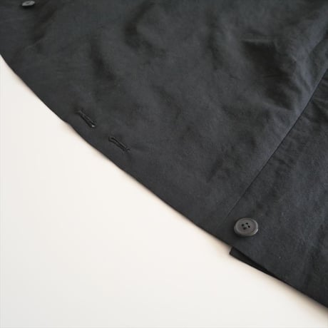 2024SS今季 / LENSE / Short ISOTOPE Vest 　Cotton Linen Oxford / 2404-0925