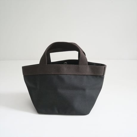 継続販売品 / Herve Chapelier / 701C (コーデュラ舟型トートS) ノワール×モカ / 2500-0199