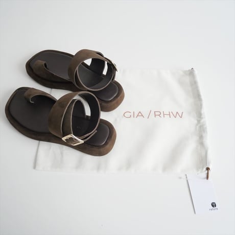 L'Appartement購入品 / GIA/RHW / ankle Strap Suede Sandal  / 22093570101510 / 2404-0204