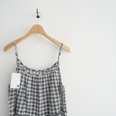 2024SS・人気完売品 / SOIL / COTTON FANCY GINGHAM CHECK 2WAY CAMISOLE / NSL24025 / 2505-1062