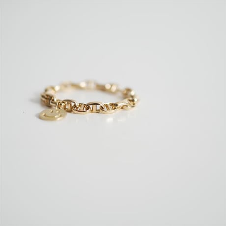 2026SS今季・人気完売品 / 未使用 / IENA別注 / GIGI / K18 SMILE CHAIN RING EX / 26091910001710 / 2603-0124