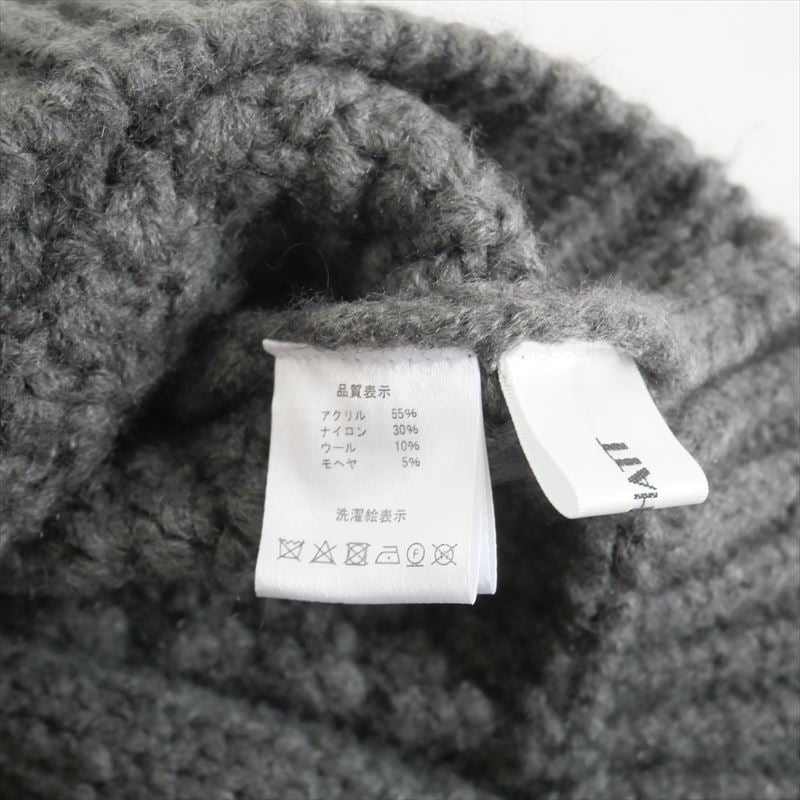 machatt 2022aw ポップコーンニットベスト