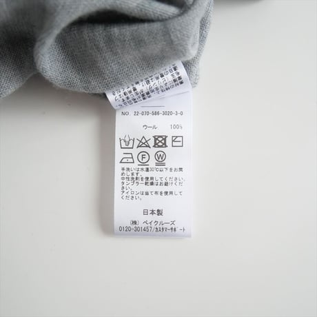2022AW / SCENTOF / AP STUDIO / wool hoodie Tシャツ / 22070586302030 / 2402-0827