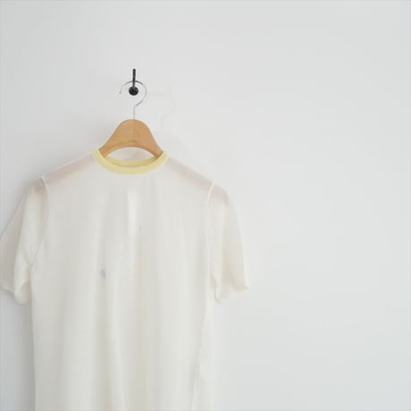 2026SS今季 / 未使用 / AURALEE HARD TWIST HIGH GAUGE WOOL SILK KNIT TEE A26ST02KW / 2605-0941