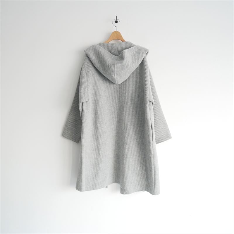 未使用 / GALERIE VIE / ダブルインレーニット フーデッドコート