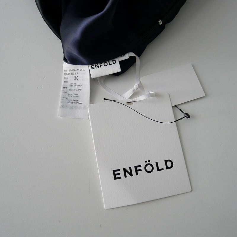 2021AW 未使用 / ENFOLD / CORDURATWEED センタープレスゴムワイド 