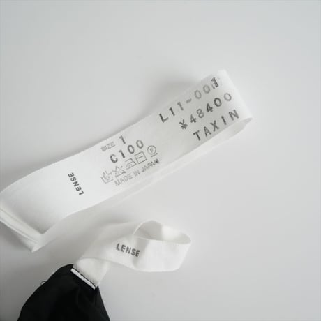 2023SS / 西荻窪poefuさんなどでお取扱い / LENSE / Slit Onepiece Fake α / L11-001 / 2311-0639