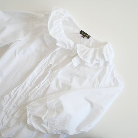 2023 / Drawer / RESORT1 フリルリボンブラウス WHITE / 65212991200 / 2403-1060