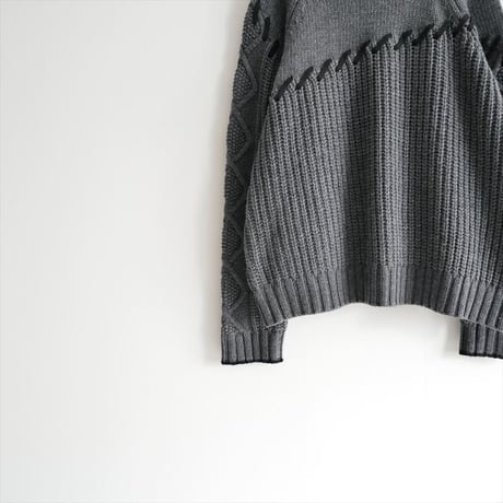 2023AW / MACHATT / ハンドステッチニット / 2505-2210