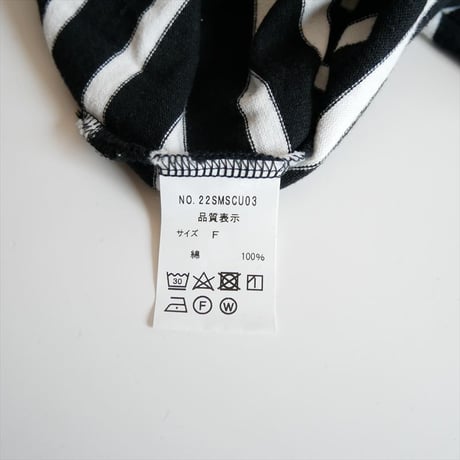 THE SHINZONE / PANEL BORDER TOP / 22SMSCU03 / 2509-2140