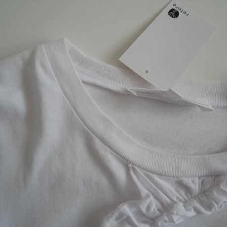ENFOLD / RUFFLE HEXAGON-T-SHIRT / 300HS280-2780 / 2502-0357