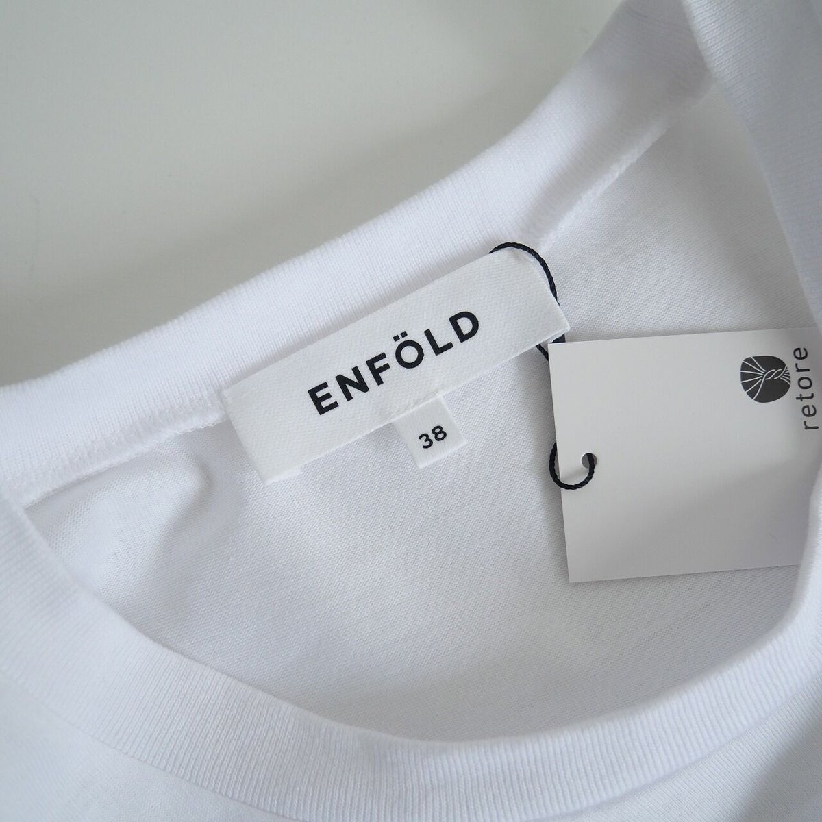 2022 / ENFOLD / シルケット天竺 コンビフレアT SHIRT / 2210-05 2022 / ENFOLD / シルケット天竺 コンビフレアT SHIRT / 2210-05