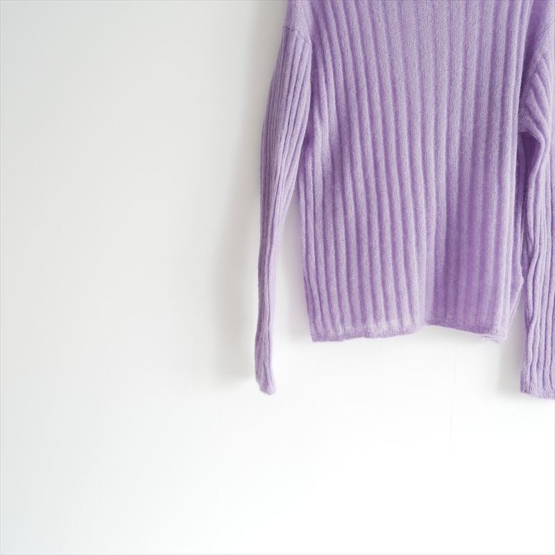 2023AW / Plage / silk/mohair rib プルオーバー / 23080