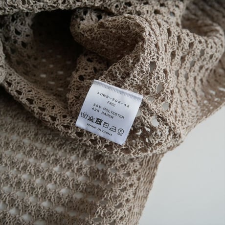 SLOBE IENA購入品 / ADAWAS / CROCHET V-NECK DRESSワンピース / 2512-0646