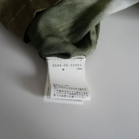 2022SS / 未使用 / Nigel Cabourn / TIE-DIE ARMY DRESS - LINEN / 80440853005 / 2505-2041