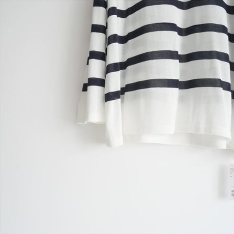 2024SS / 未使用 / SPICK&SPAN / ボートネックシアールーズニット / 24080200522020 / 2408-0500