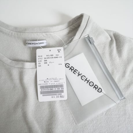 2024SS今季 / 未使用 / L'Appartement購入品 / GREYCHORD / French sleeve Tee / 24070570004010 / 2407-0366