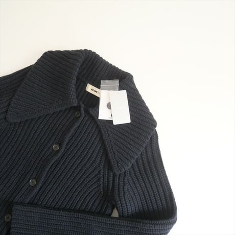 2024AW / 未使用 / IENA / BLACK ビッグカラーカーディガン / 24080900905040 / 2506-0397