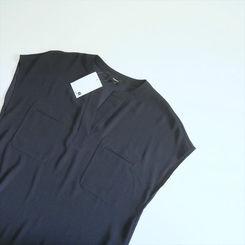 2022SS / Theory / Powder Crepe PKT Popover N /