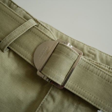 beautiful people / vintage chino cloth belted pants / 1425105006 / 2602-0375