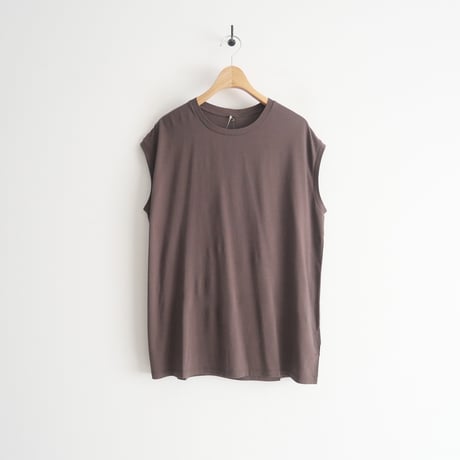 2021SS / 未使用 / DEUXIEME CLASSE / ツイカ loosey クルーネック タンクトップ / 21070500412110 / 2403-0203