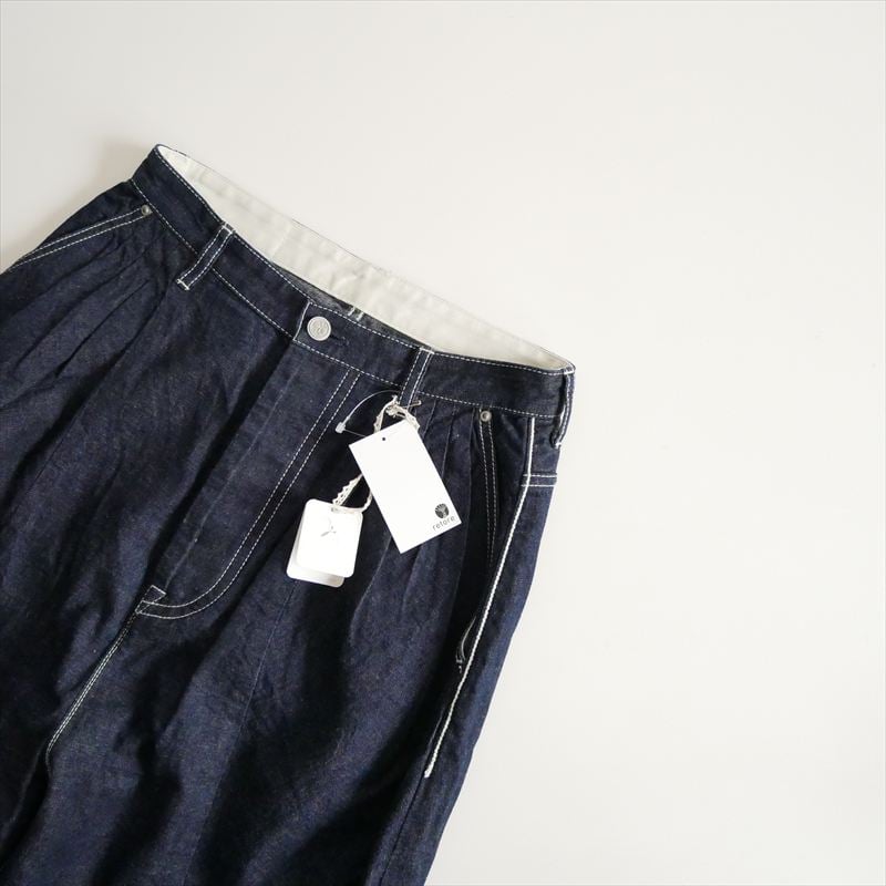 継続販売品 / mina perhonen / every day タックテーパードデニム /