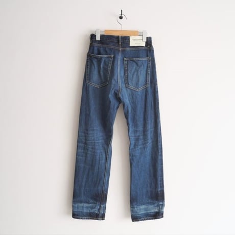 2023AW / beautiful people / selvedge denim bleach straightpants / 1335105023 / 2411-0007