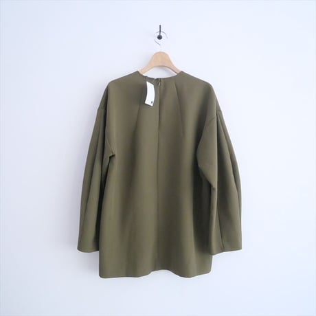 2021AW / CLANE / ARCH CUT DOUBLE CLOTH TOPS / 11105-2052 / 2408-0182