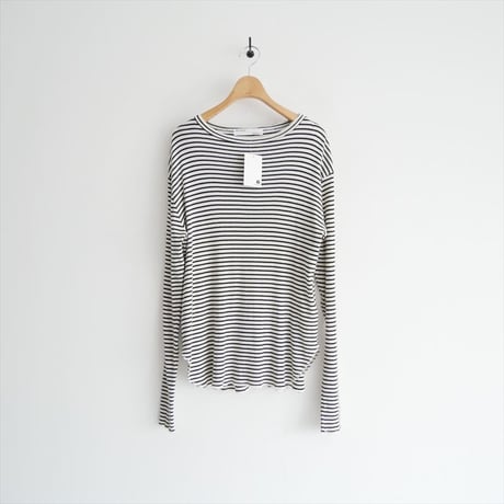 2024AW / L'Appartement / BORDER RIB LONGSLEEVE T-SHIRT / 24070560410030 / 2511-2063