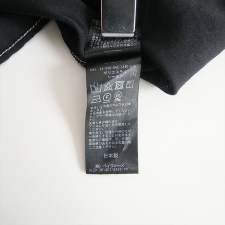 2022 / CITYSHOP / SEE-THROUGH シャツ / 22050042514020 / 2407-0536