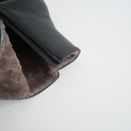 〇2024AW / 未使用 / Luca Grossi / タンクソールムートンショートブーツ / L43020 / 2502-0747