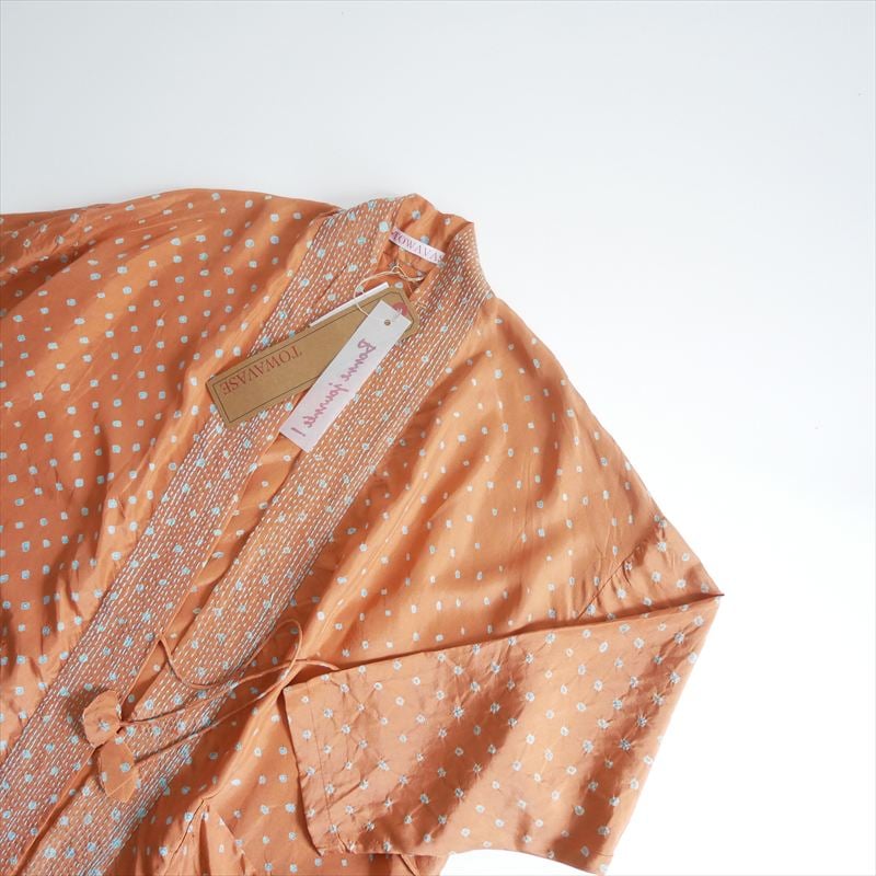 2025SS 未使用 TOWAVASE silk robe Bonbon 25-0005S 2