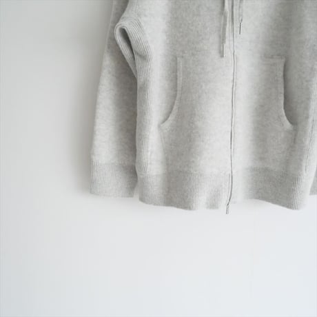 2024SS / 未使用 / GALERIE VIE / ウールブラッシュ ジップアップパーカ / 23024102701 / 2502-0704