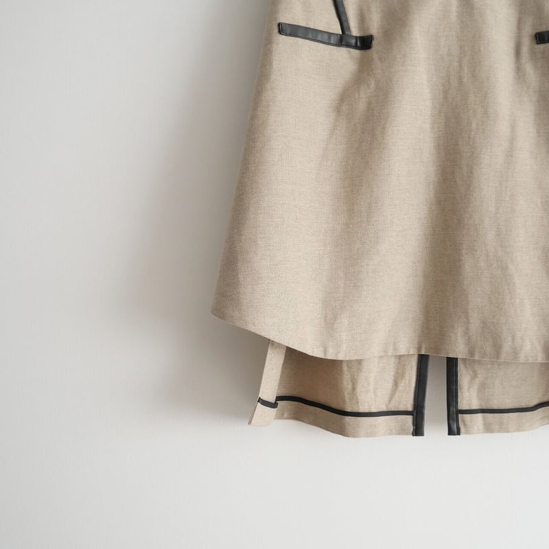 2022SS / ADORE / 麻混オックスパイピングブラウス / 2210-1012 |  