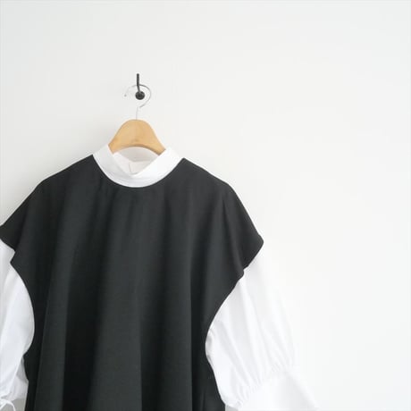 ○2023 / ENFOLD / LAYERED BALLOON-SLEEVE PULLOVER / 300GS830-1450 / 2510-0829