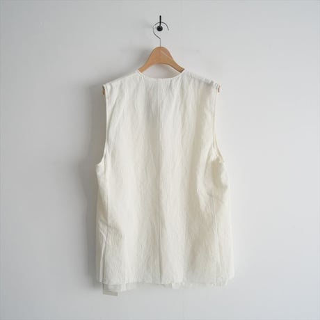 2022 / IENA購入品 / INSCRIRE / BOIL WASHER SLEEVELESS ジャケット / 22010910000710 / 2309-0222
